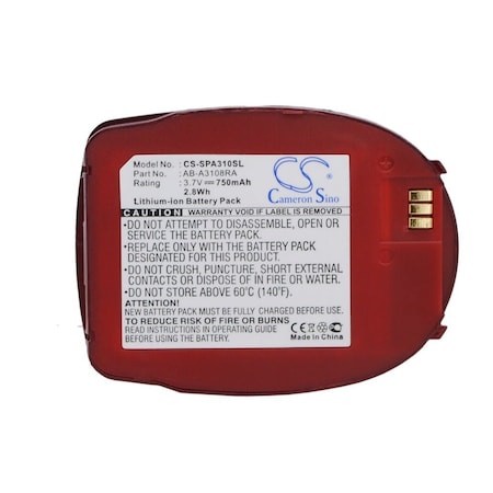 Bsc Preferred Samsung SPH-A310 750mAh Red Mobile Phone Replacement Battery CS-SPA310SL